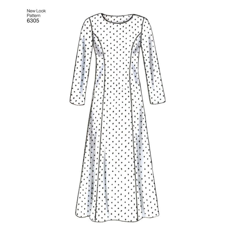 Patron New Look 6305 - Robes et vestes