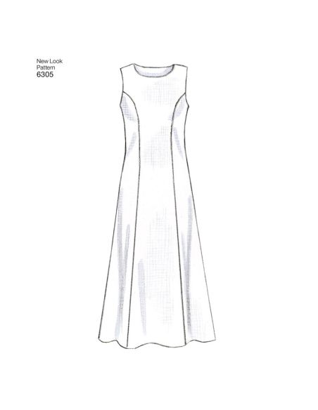 Patron New Look 6305 - Robes et vestes