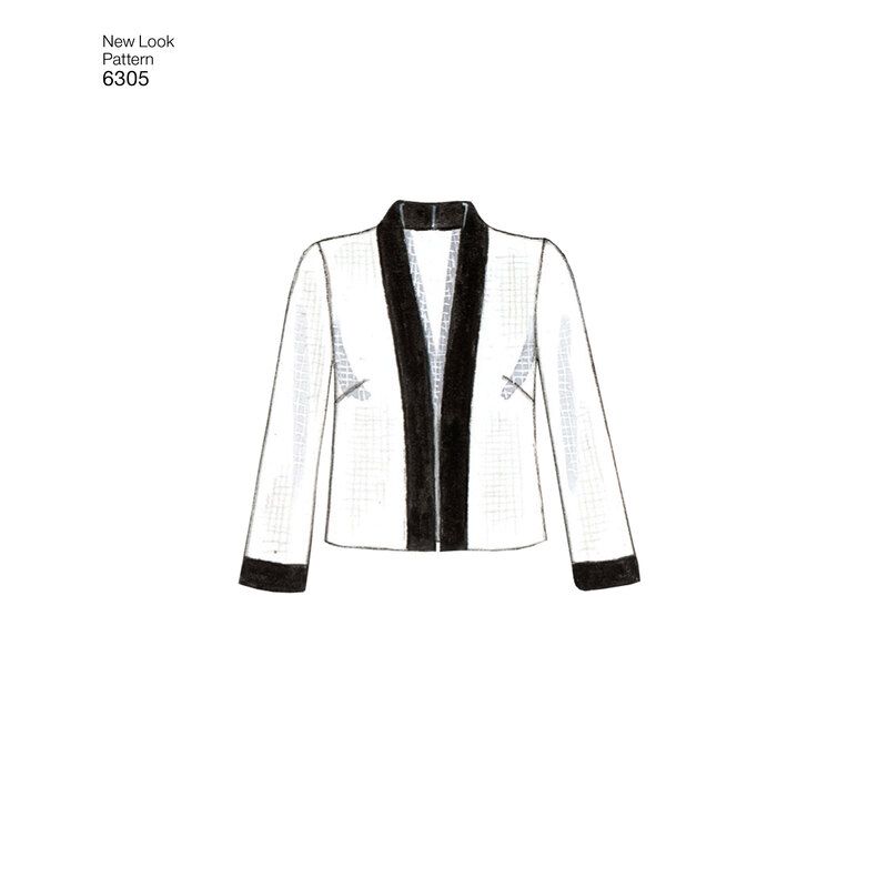 Patron New Look 6305 - Robes et vestes