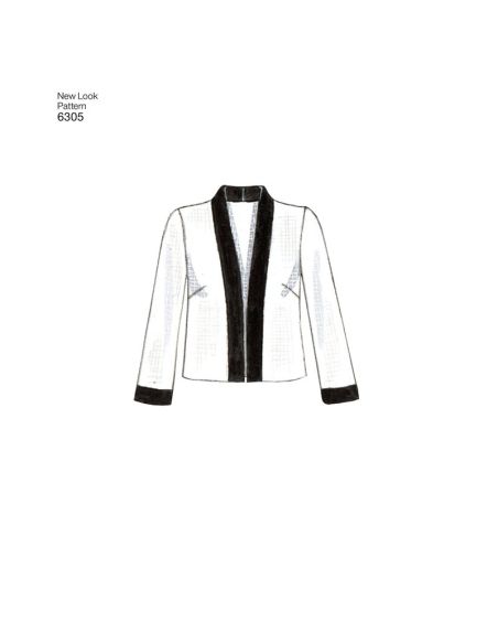 Patron New Look 6305 - Robes et vestes