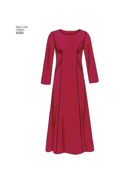 Patron New Look 6305 - Robes et vestes