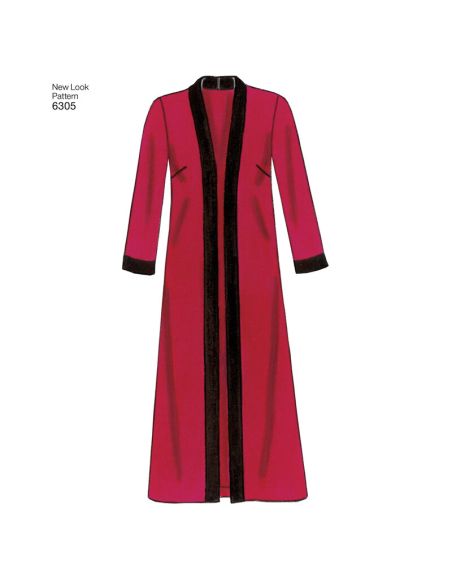 Patron New Look 6305 - Robes et vestes