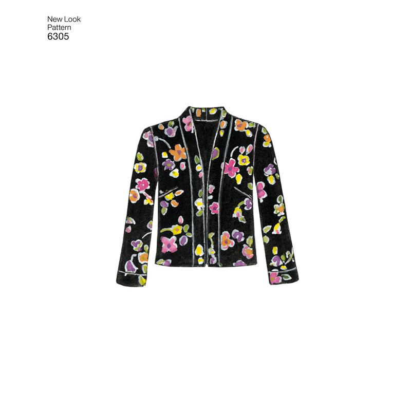 Patron New Look 6305 - Robes et vestes