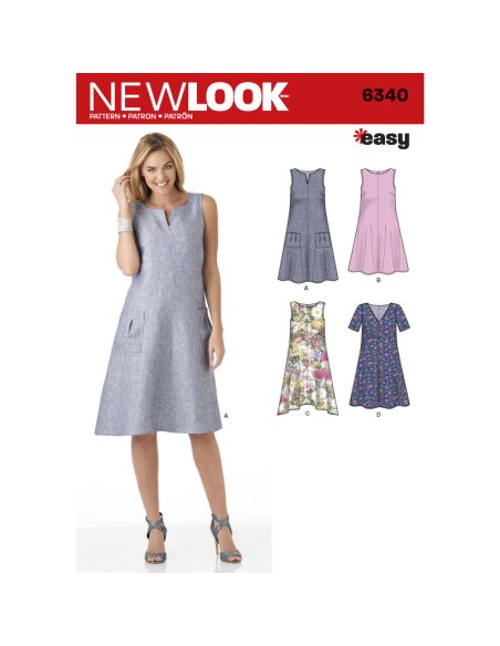 Patron New Look 6340 - Robe