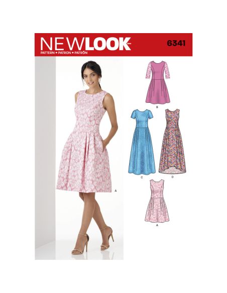 Patron New Look 6341 - Robe