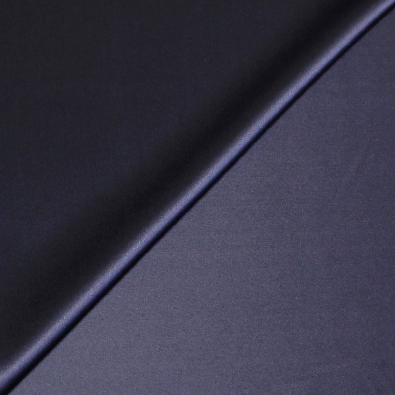 Satin 100% soie (25 mommes) - Marine