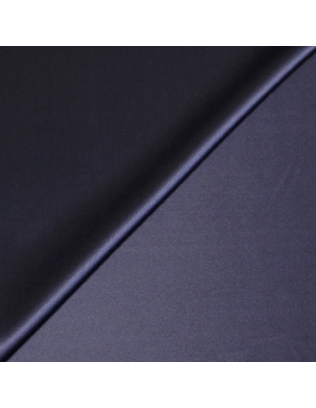 Satin 100% soie (25 mommes) - Marine