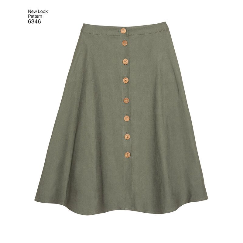 Patron New Look 6346 - Jupe