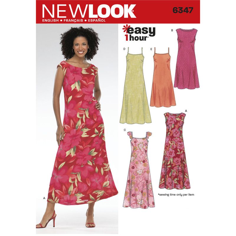 Patron New Look 6347 - Robe