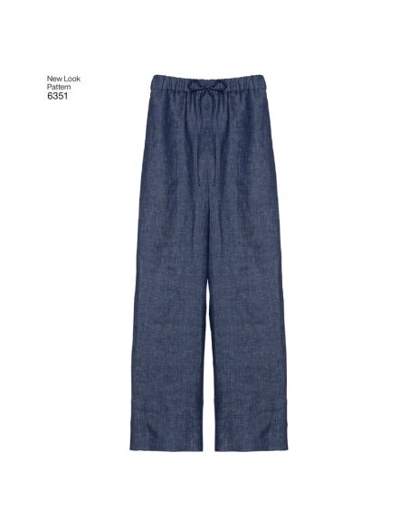 Patron New Look 6351 - Ensemble dame