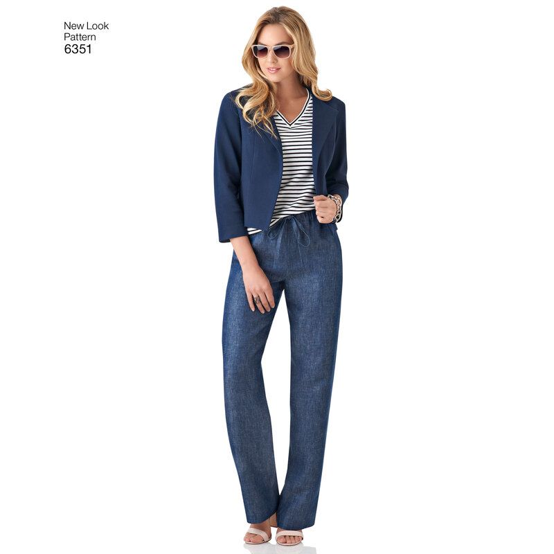 Patron New Look 6351 - Ensemble dame