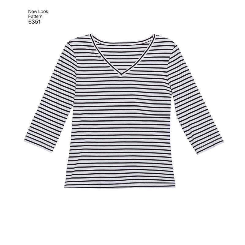 Patron New Look 6351 - Ensemble dame