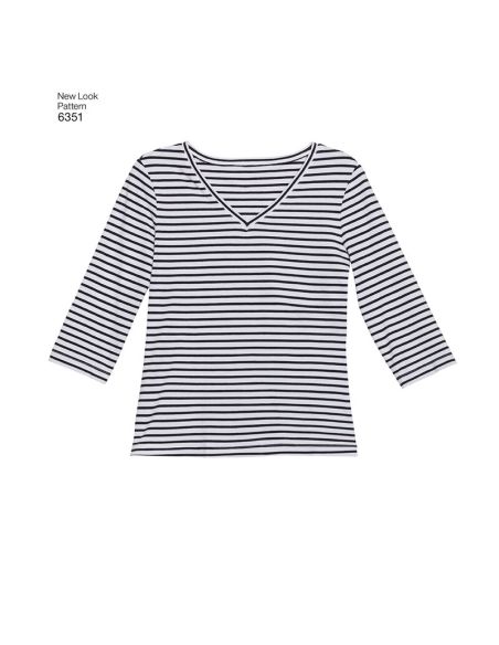 Patron New Look 6351 - Ensemble dame