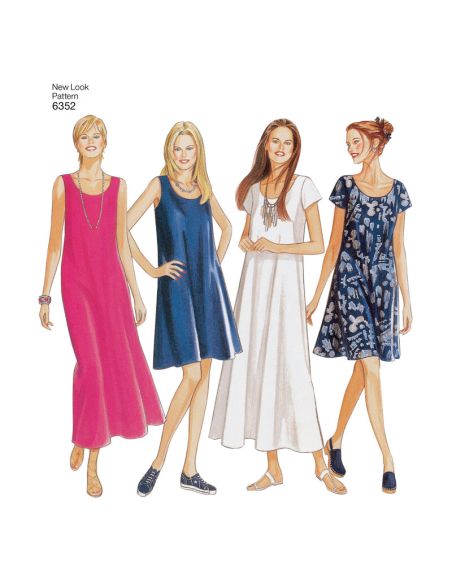 Patron New Look 6352 - Robes