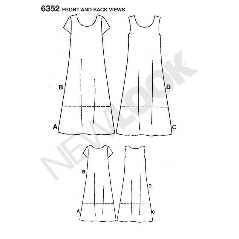 Patron New Look 6352 - Robes