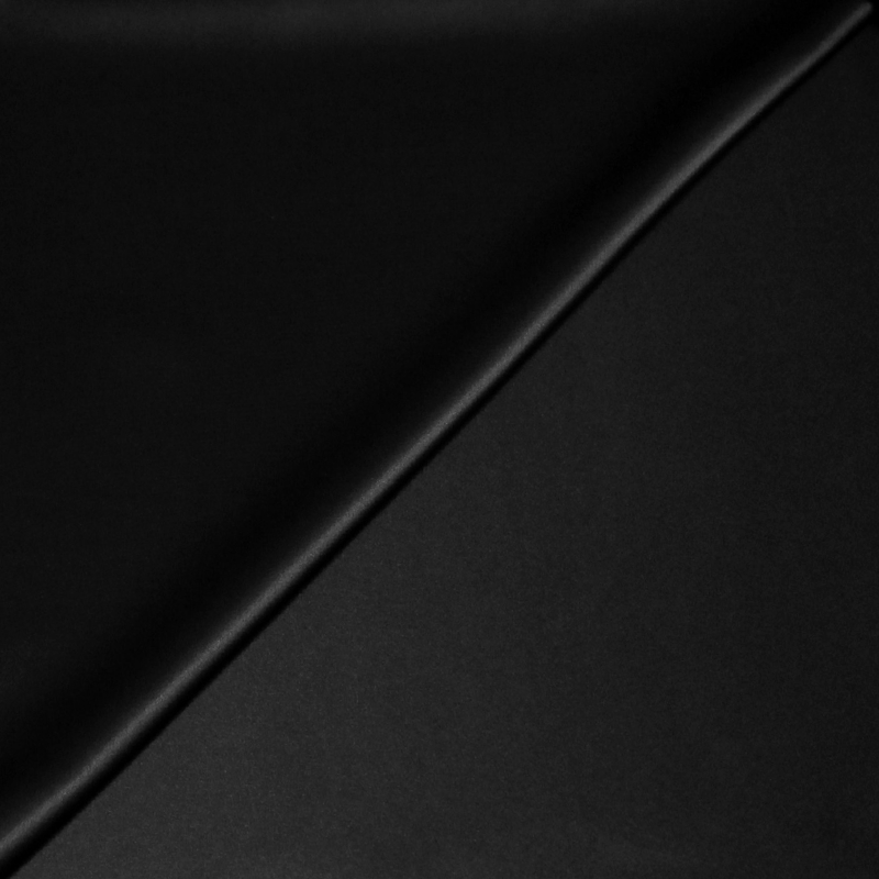 Satin 100% soie (25 mommes) - Noir