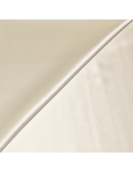 Satin 100% soie (25 mommes) - Blanc cassé