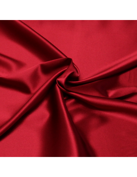 Satin 100% soie (25 mommes) - Framboise