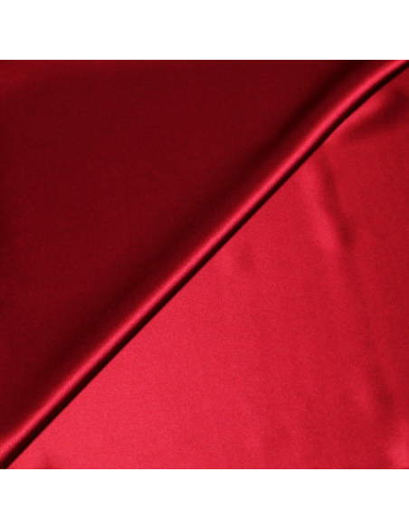 Satin 100% soie (25 mommes) - Framboise