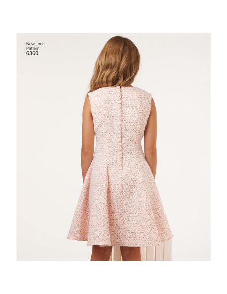 Patron New Look 6360 - Robe fillette