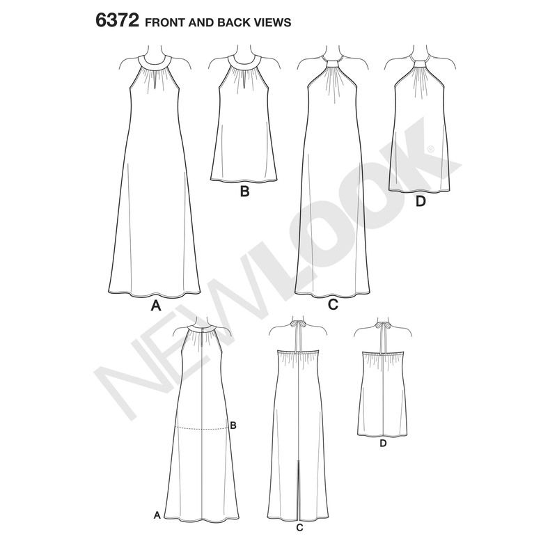 Patron New Look 6372 - Robe