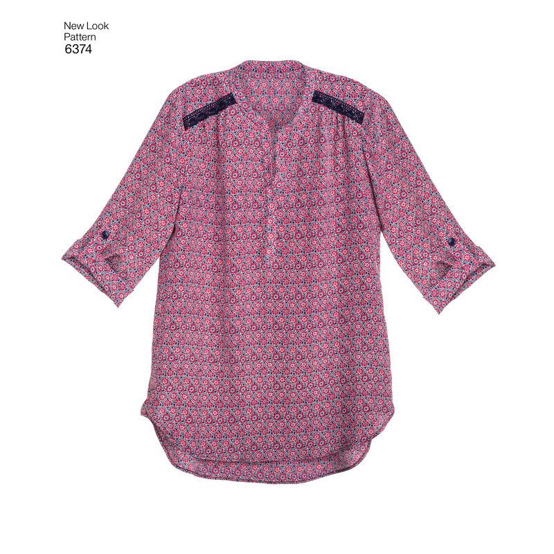Patron New Look 6374 - Chemisier
