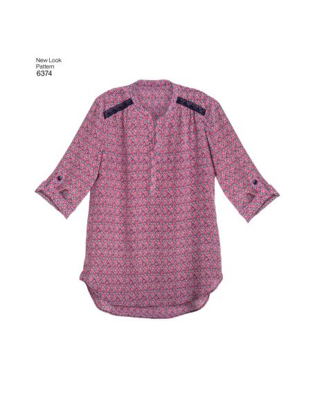 Patron New Look 6374 - Chemisier