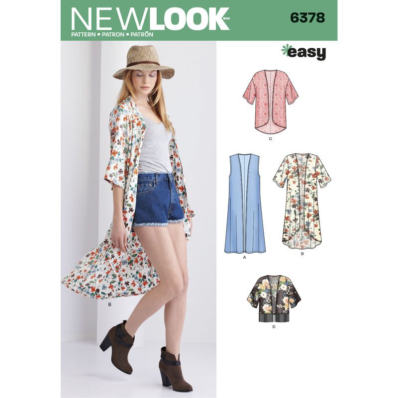 Patron New Look 6378 - Gilet