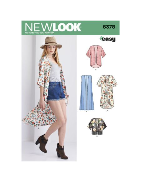 Patron New Look 6378 - Gilet