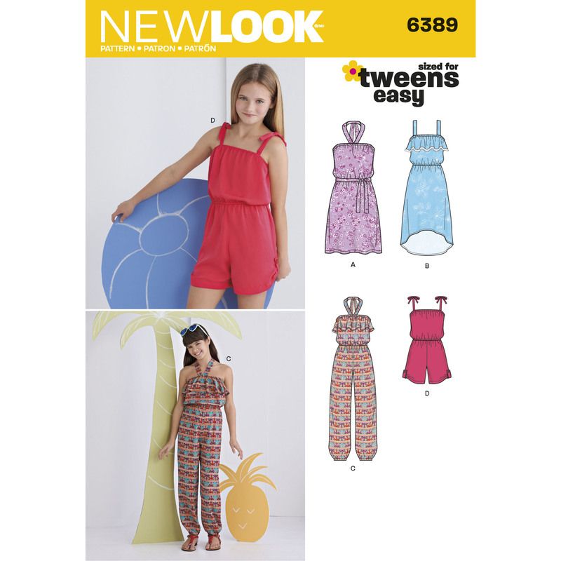 Patron New Look 6389 - Robe et combinaison