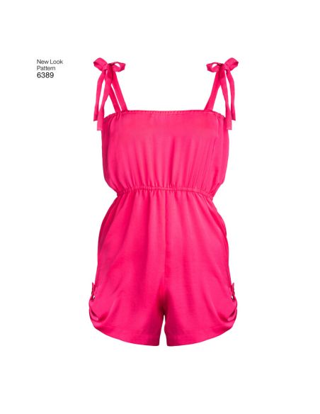 Patron New Look 6389 - Robe et combinaison