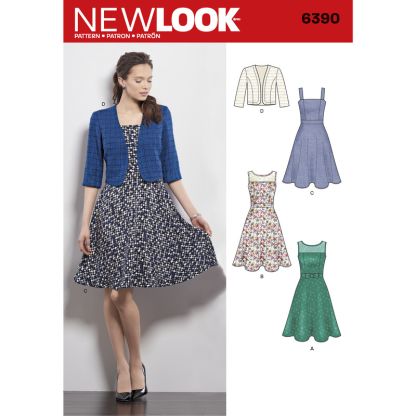 Patron New Look 6390 - Robe et boléro