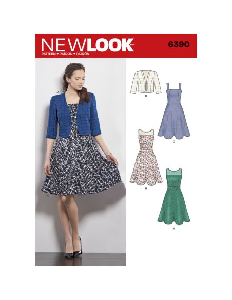 Patron New Look 6390 - Robe et boléro