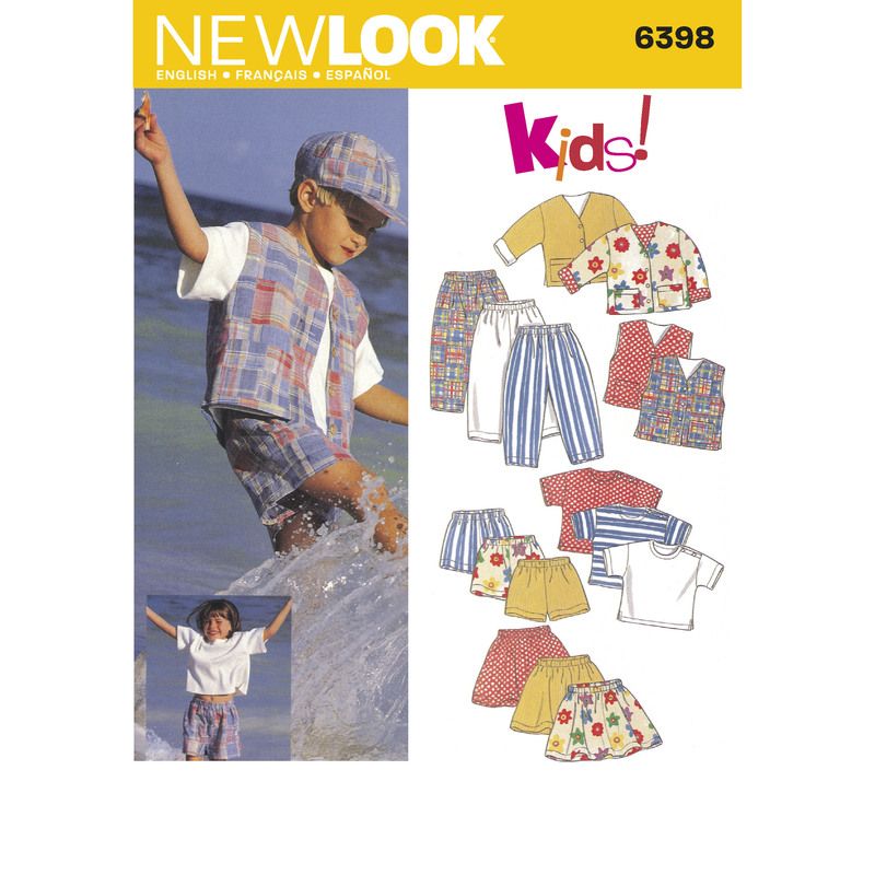 Patron New Look 6398 - Ensemble garçon