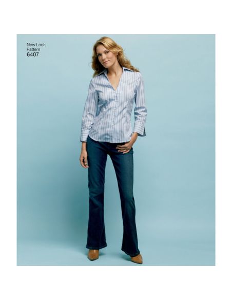 Patron New Look 6407 - Chemise