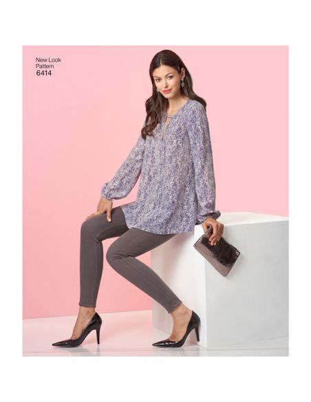 Patron New Look 6414 - Top et chemisier