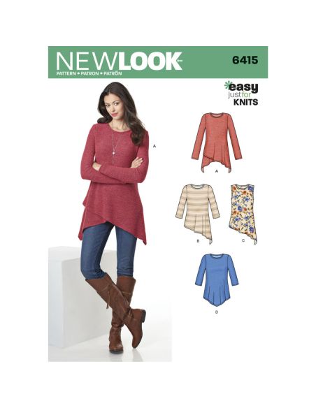 Patron New Look 6415 - Tunique