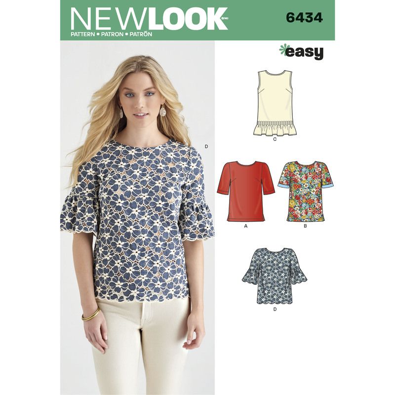 Patron New Look 6434 - Tshirt