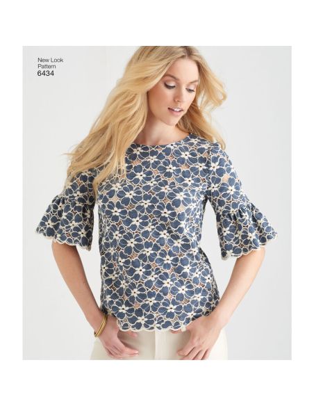 Patron New Look 6434 - Tshirt