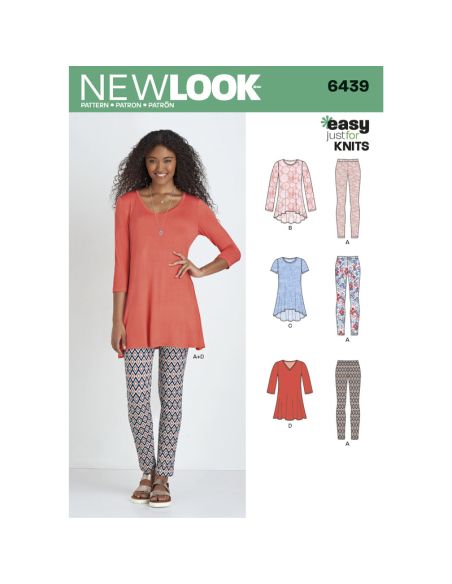Patron New Look 6439 - Ensemble dames