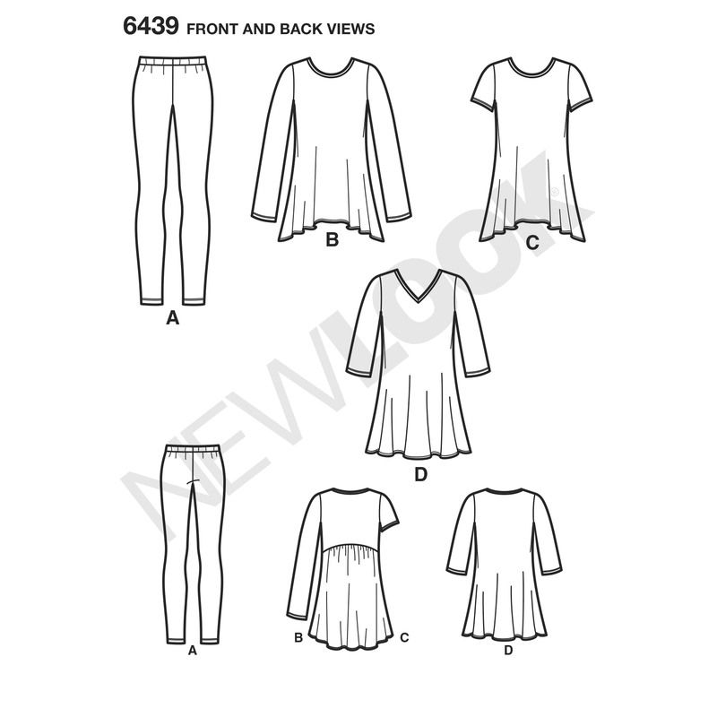 Patron New Look 6439 - Ensemble dames