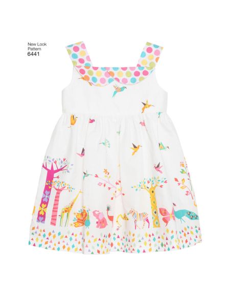 Patron New Look 6441 - Robe fillette