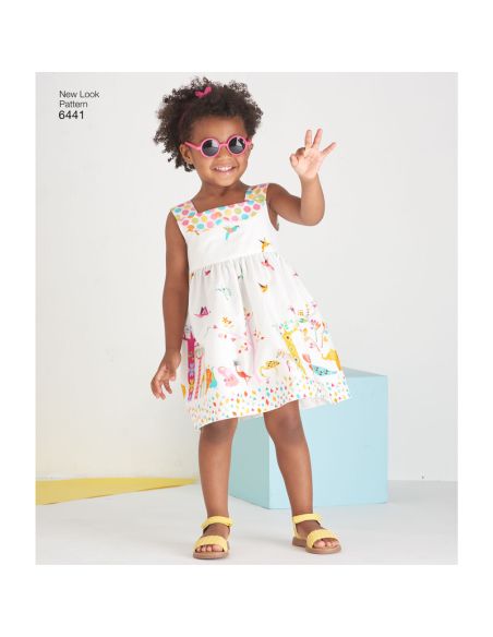 Patron New Look 6441 - Robe fillette