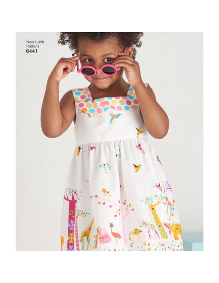 Patron New Look 6441 - Robe fillette