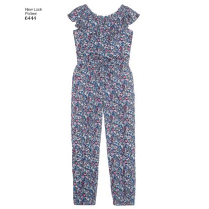 Patron New Look 6444 - Combipantalon 2