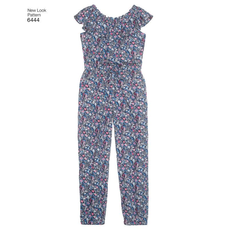 Patron New Look 6444 - Combipantalon