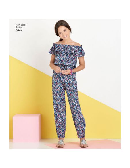 Patron New Look 6444 - Combipantalon