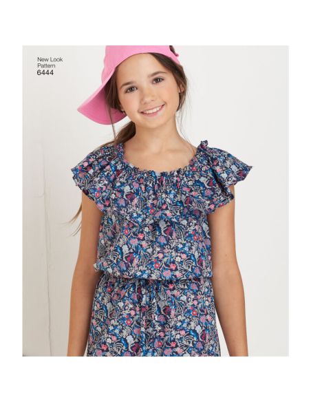 Patron New Look 6444 - Combipantalon