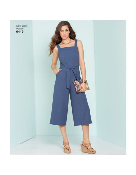Patron New Look 6446 - Robe et combi - pantalon