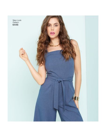 Patron New Look 6446 - Robe et combi - pantalon
